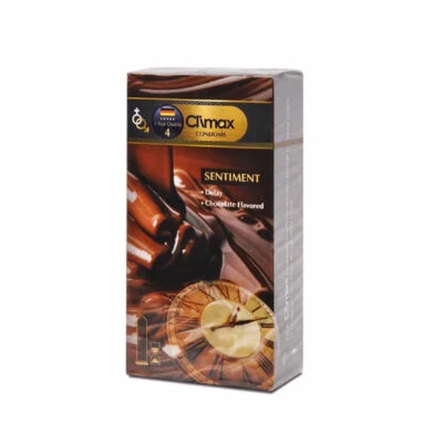 کاندوم تاخیری کلای مکس مدل chocolate بسته 12 عددی