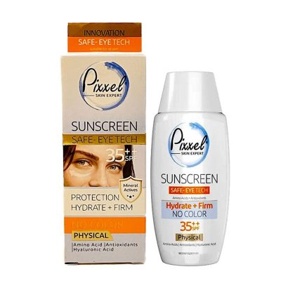 کرم ضد آفتاب پیکسل پوست خشک SPF35 مدل بی رنگ